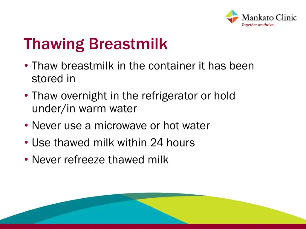 thawing breastmilk thaw breastmilk