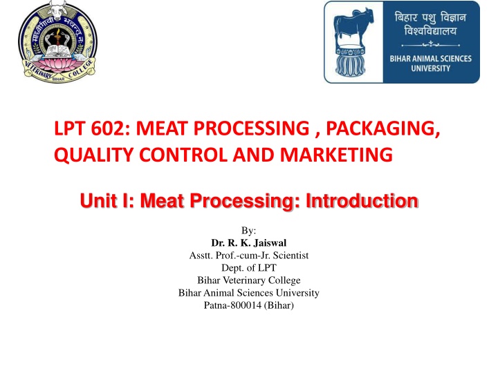 lpt 602 meat processing packaging quality control