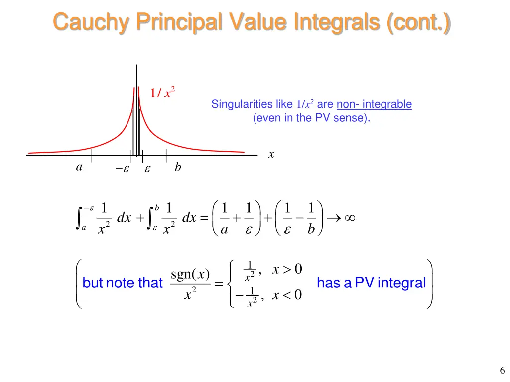 cauchy principal value integrals cont 1