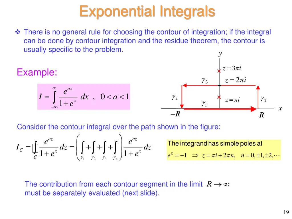 exponential integrals