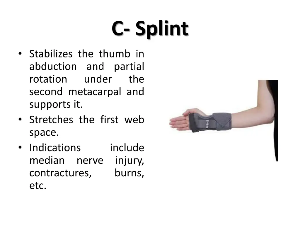 c splint