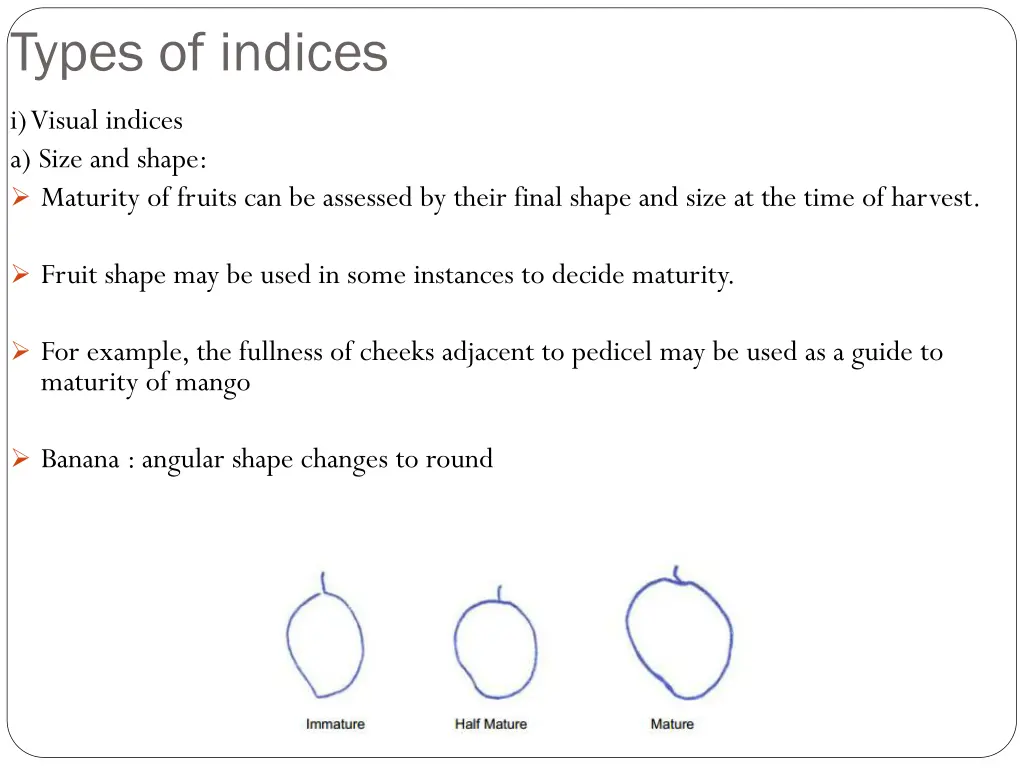 types of indices