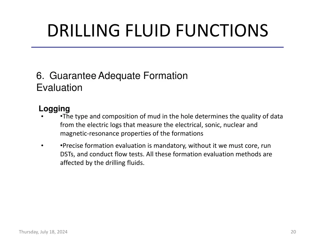 drilling fluid functions 15