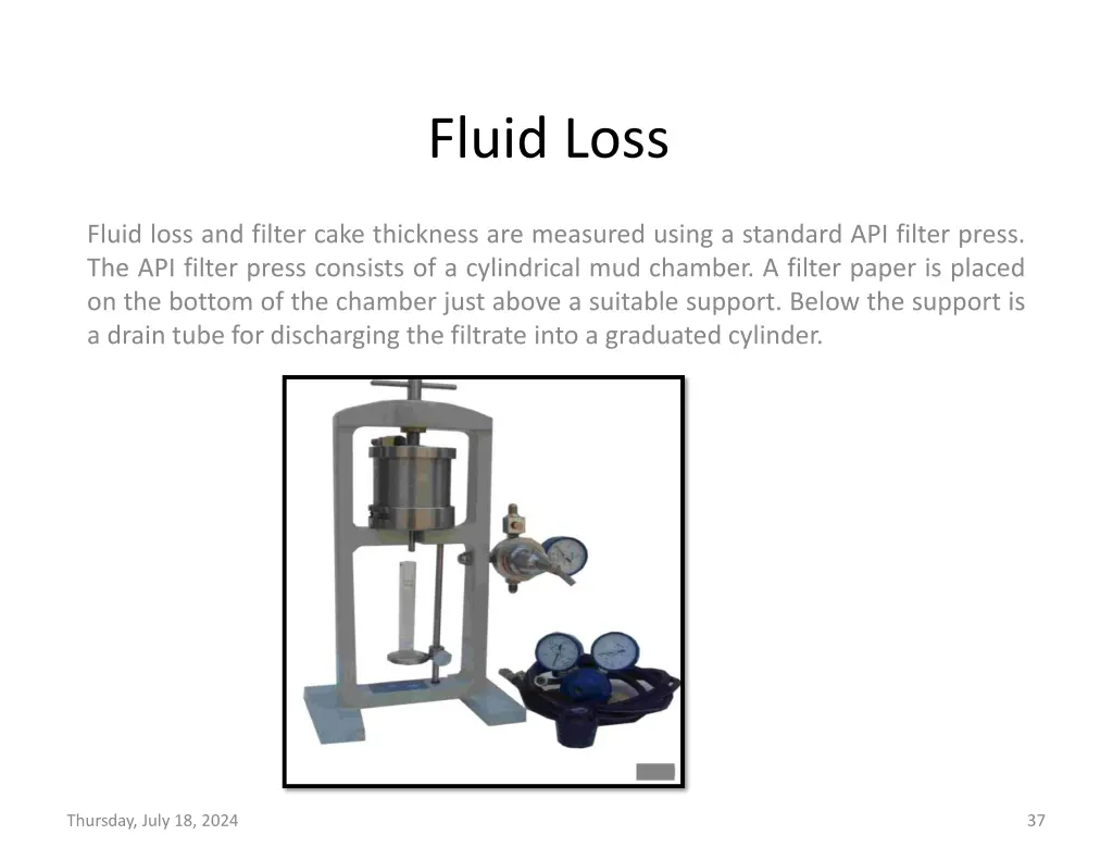 fluid loss