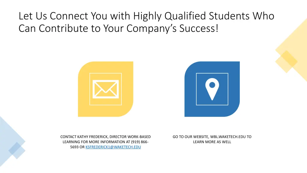 let us connect you with highly qualified students