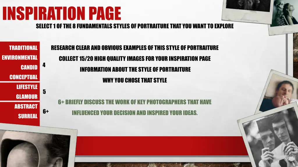 inspiration page select 1 of the 8 fundamentals