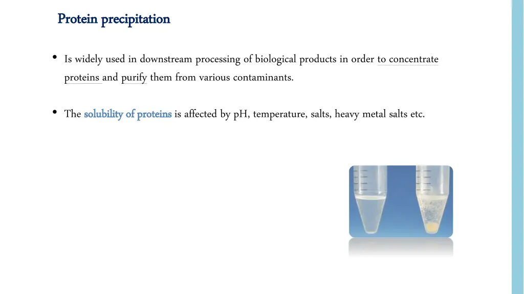 protein precipitation protein precipitation