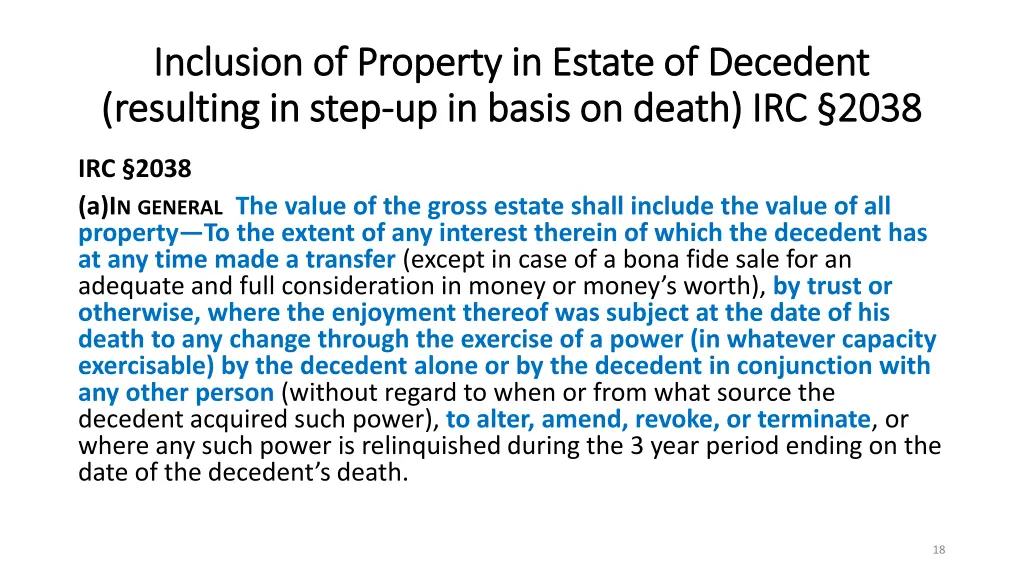 inclusion of property in estate of decedent 1