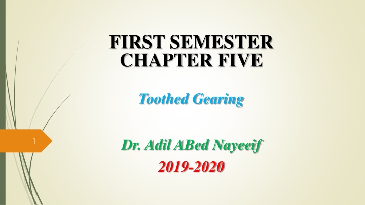 first semester chapter five