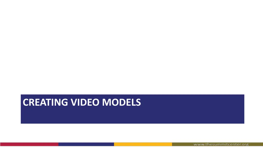 creating video models