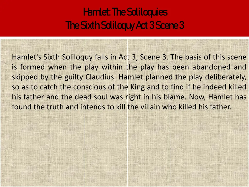 h am let the soliloquies the sixth soliloquy 2