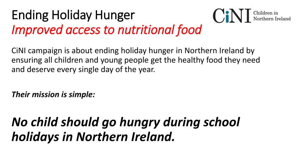 ending holiday hunger ending holiday hunger