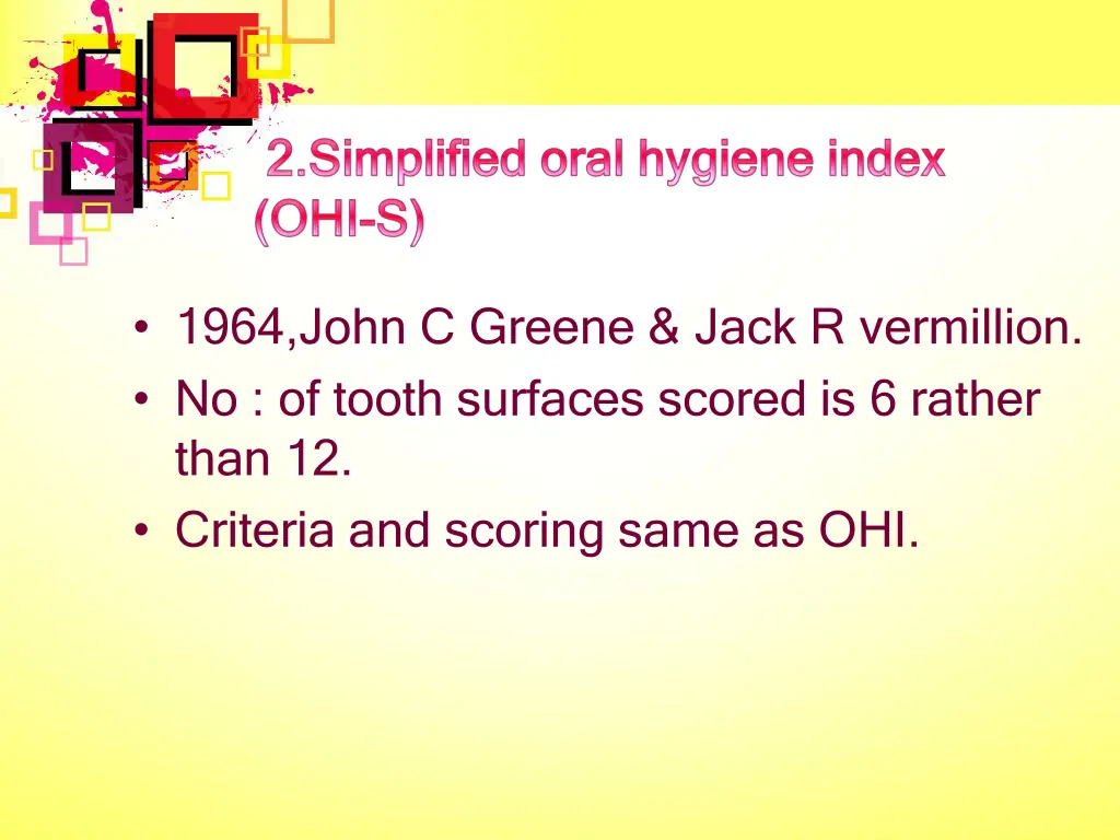 1964 john c greene jack r vermillion no of tooth