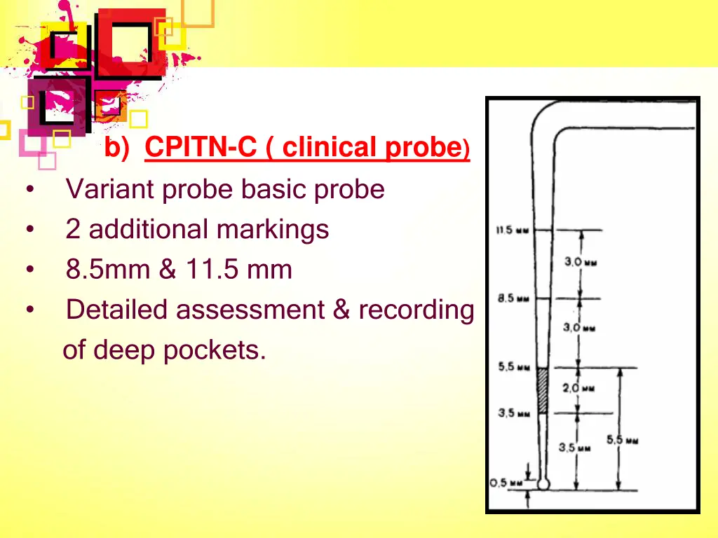 b cpitn c clinical probe