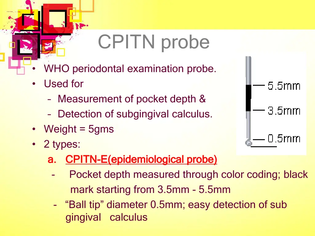 cpitn probe