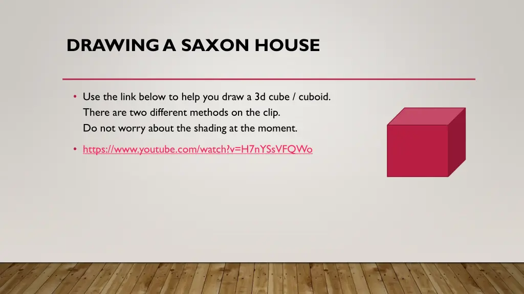 drawing a saxon house 1