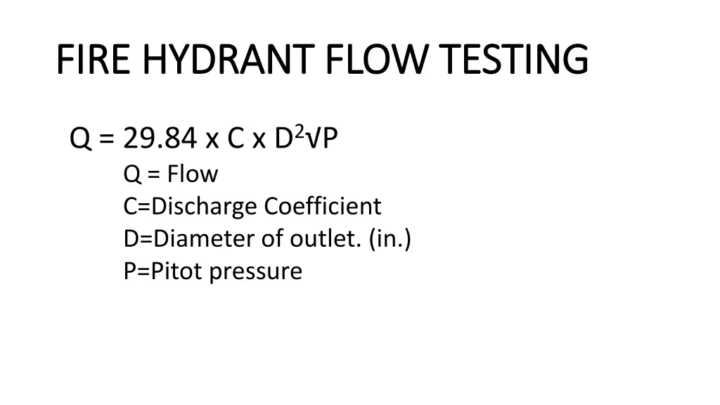 fire hydrant flow testing fire hydrant flow 4