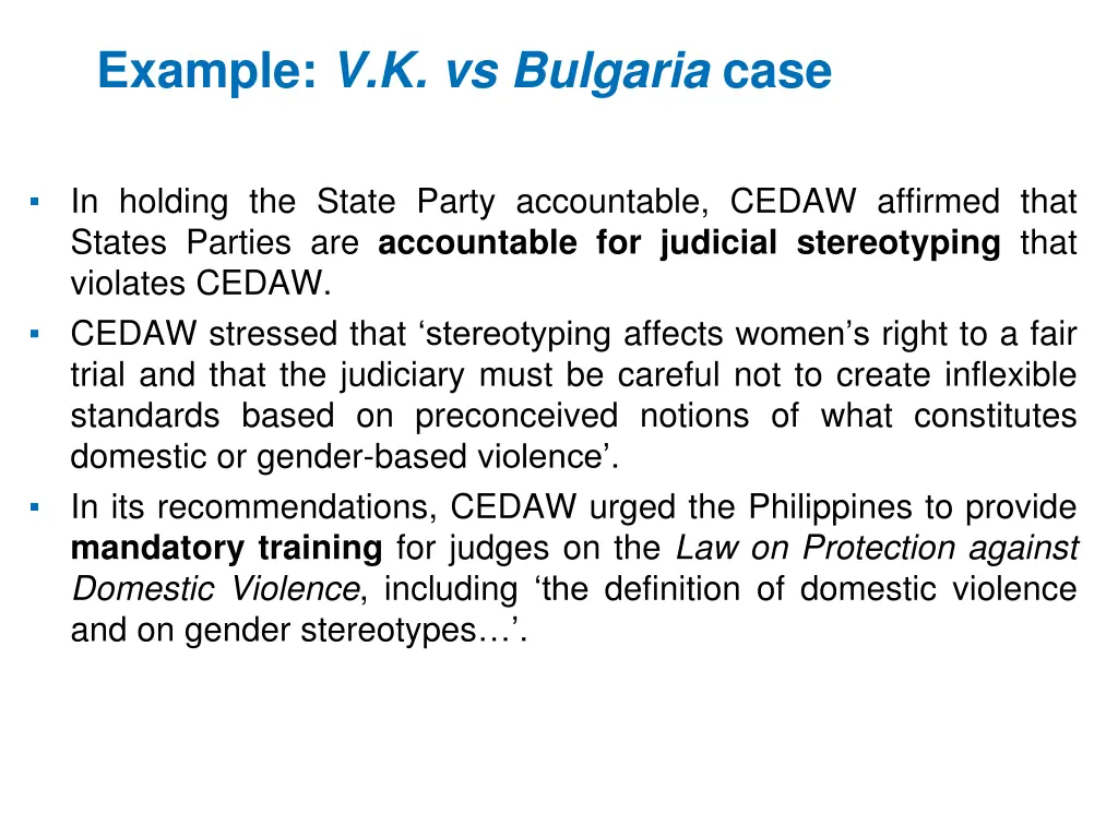 example v k vs bulgaria case