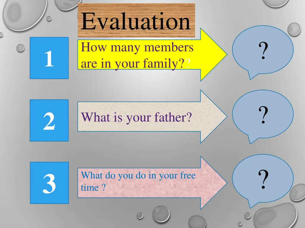 evaluation