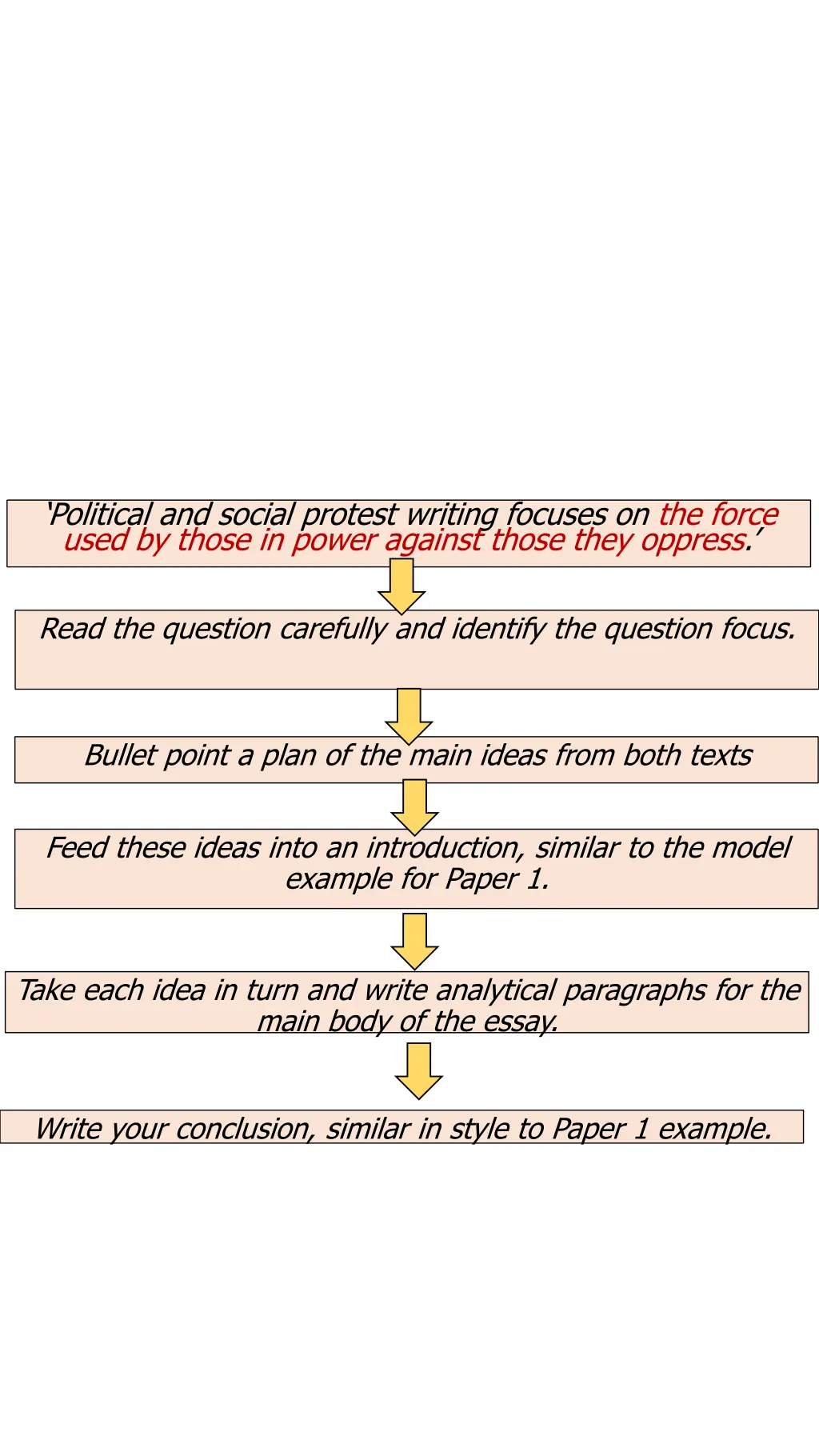 political and social protest writing focuses