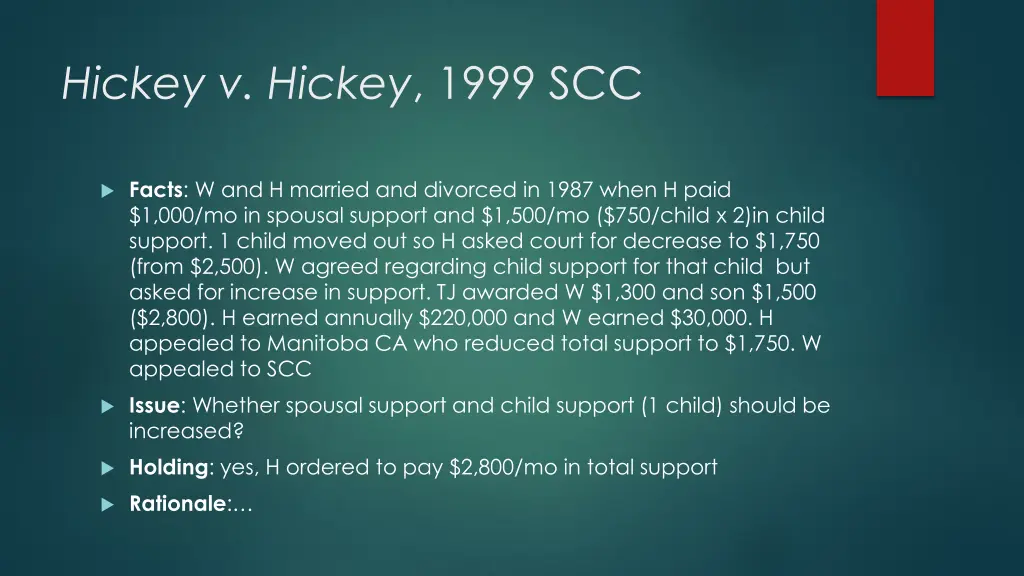 hickey v hickey 1999 scc