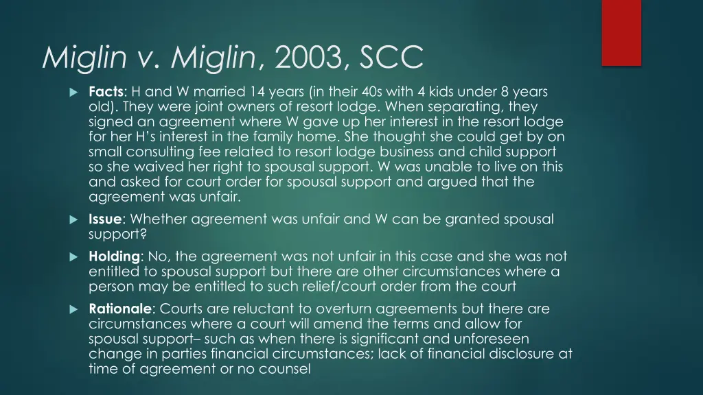 miglin v miglin 2003 scc