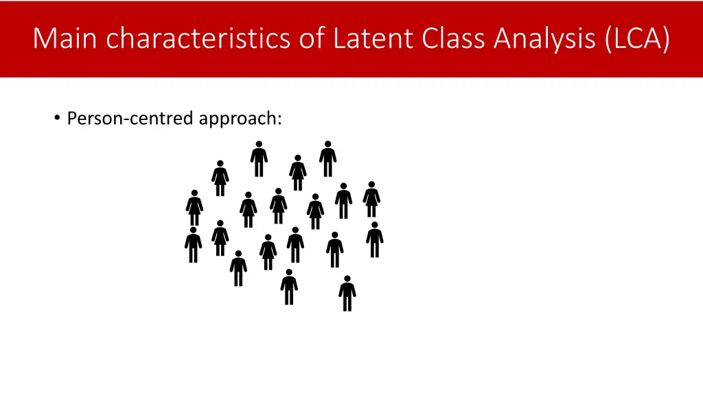 main characteristics of latent class analysis lca 1