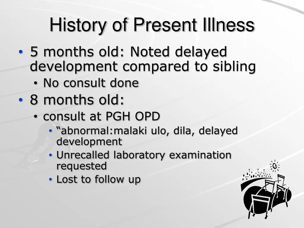 history of present illness