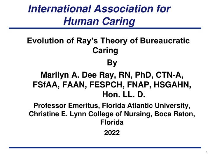 international association for human caring