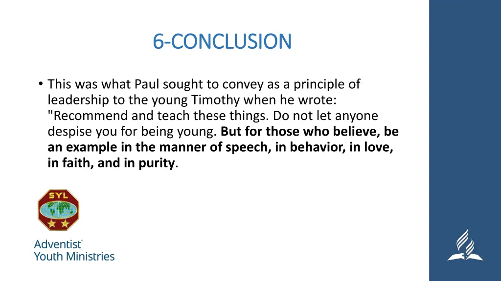 6 6 conclusion conclusion 1