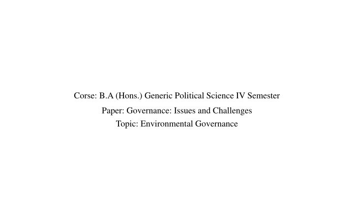 corse b a hons generic political science