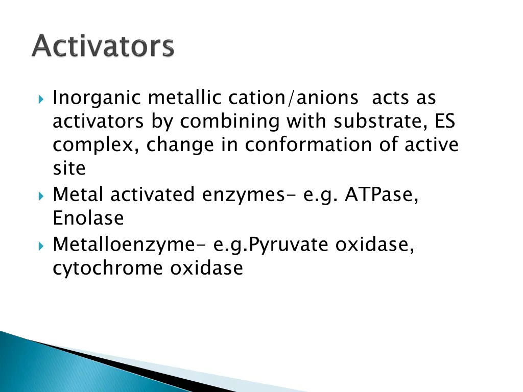 inorganic metallic cation anions acts