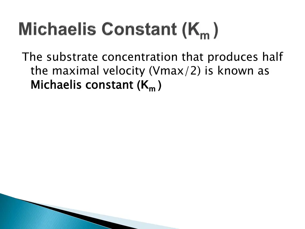 the substrate concentration that produces half