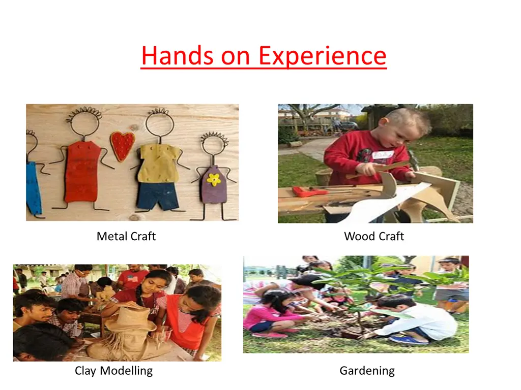 hands on experience