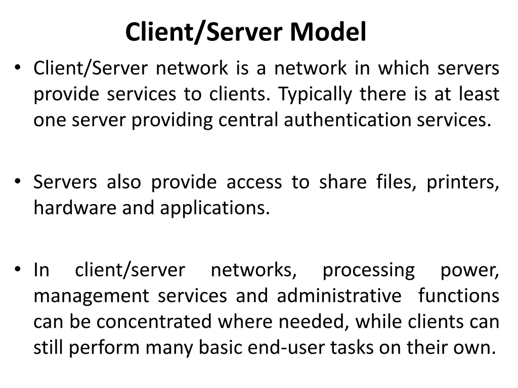 client server model client server network