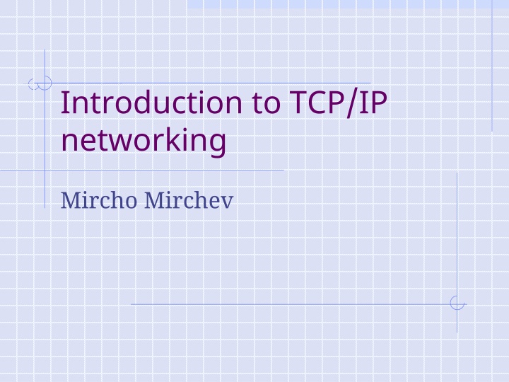 introduction to tcp ip networking