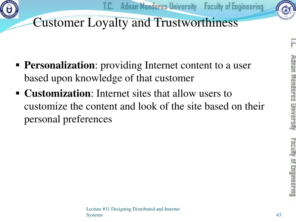 customer loyalty and trustworthiness