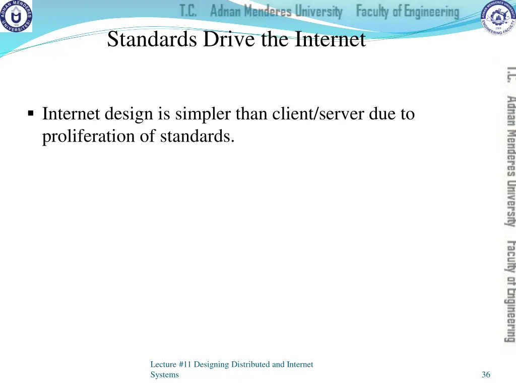 standards drive the internet