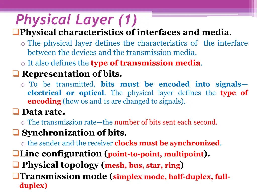 physical layer 1