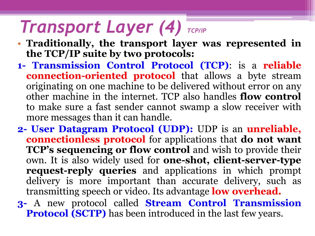 transport layer 4 tcp ip 2