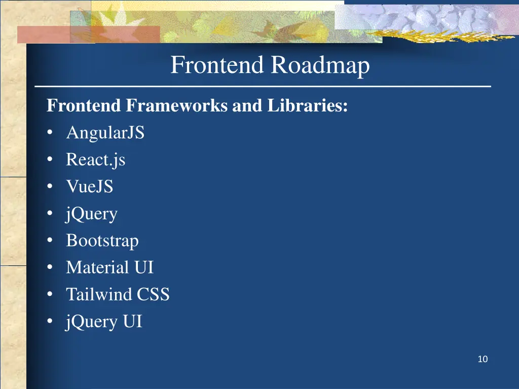 frontend roadmap 3