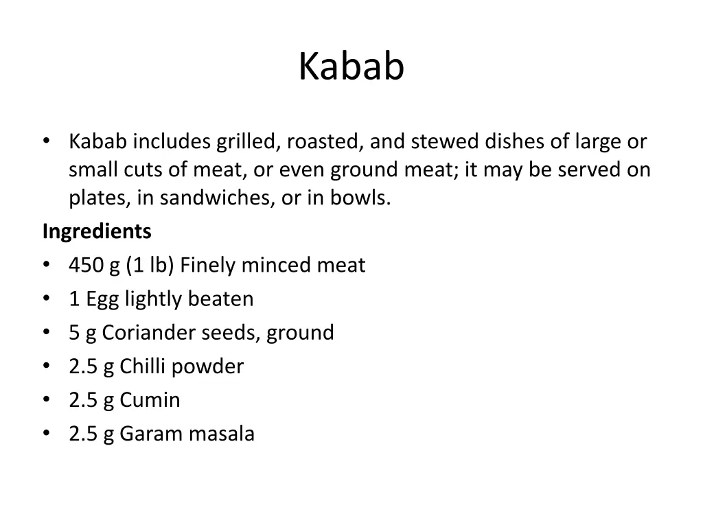 kabab