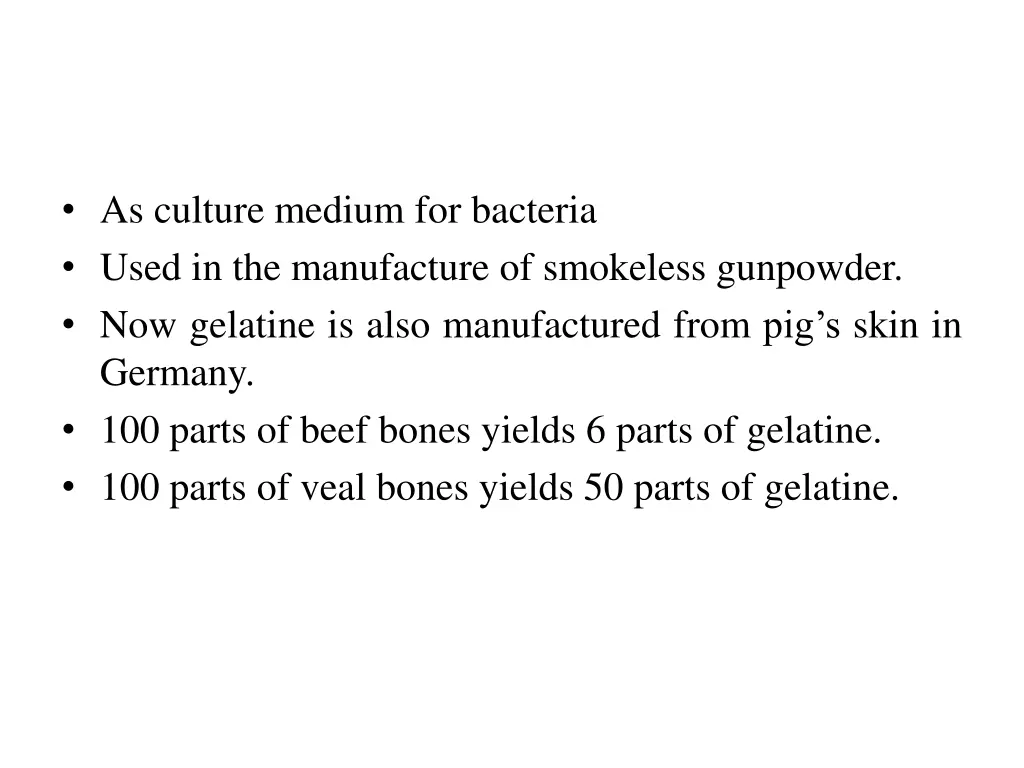 as culture medium for bacteria used