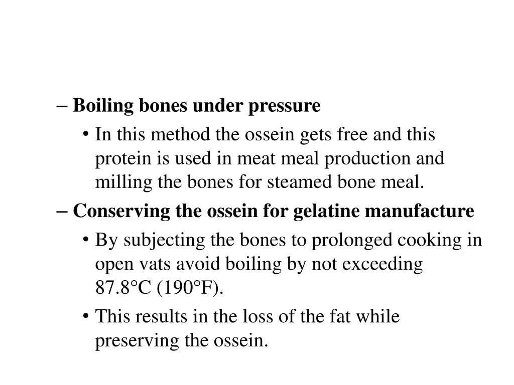 boiling bones under pressure in this method