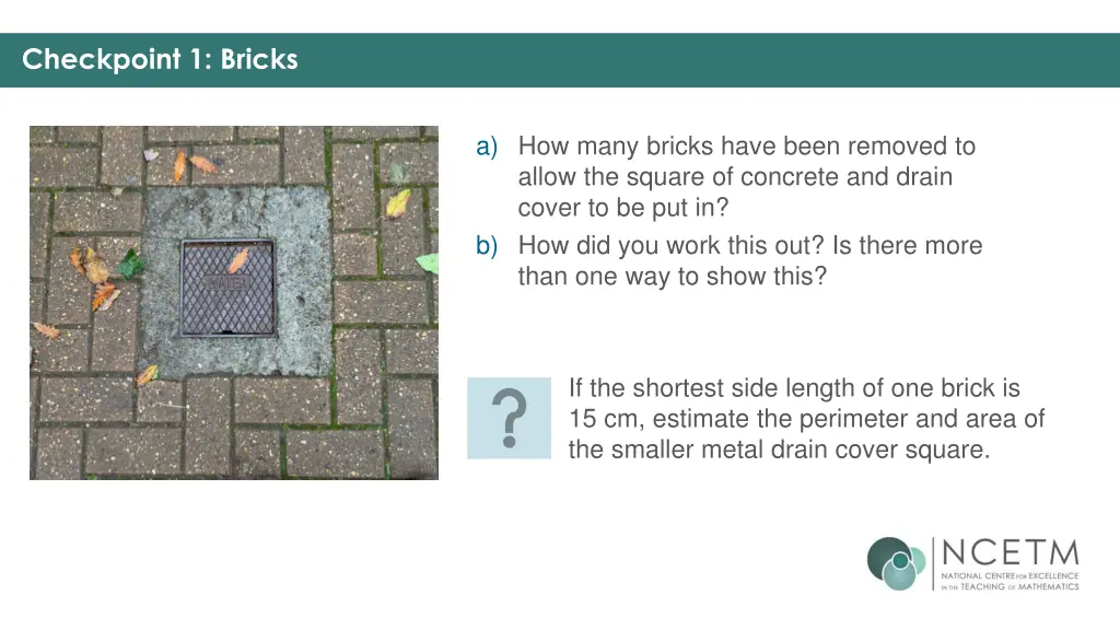 checkpoint 1 bricks