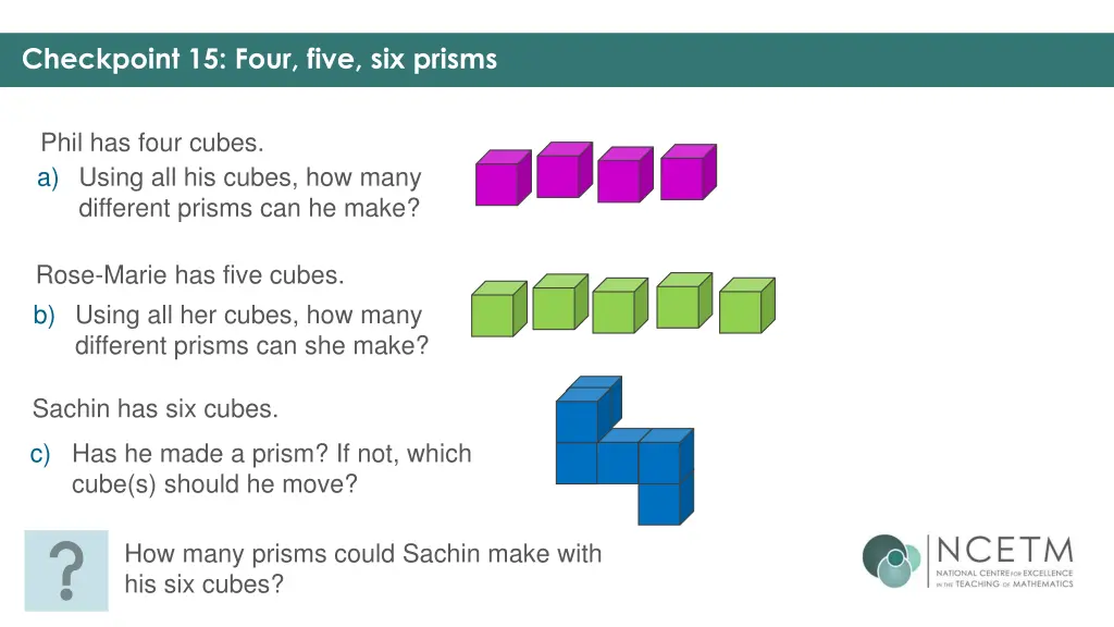 checkpoint 15 four five six prisms