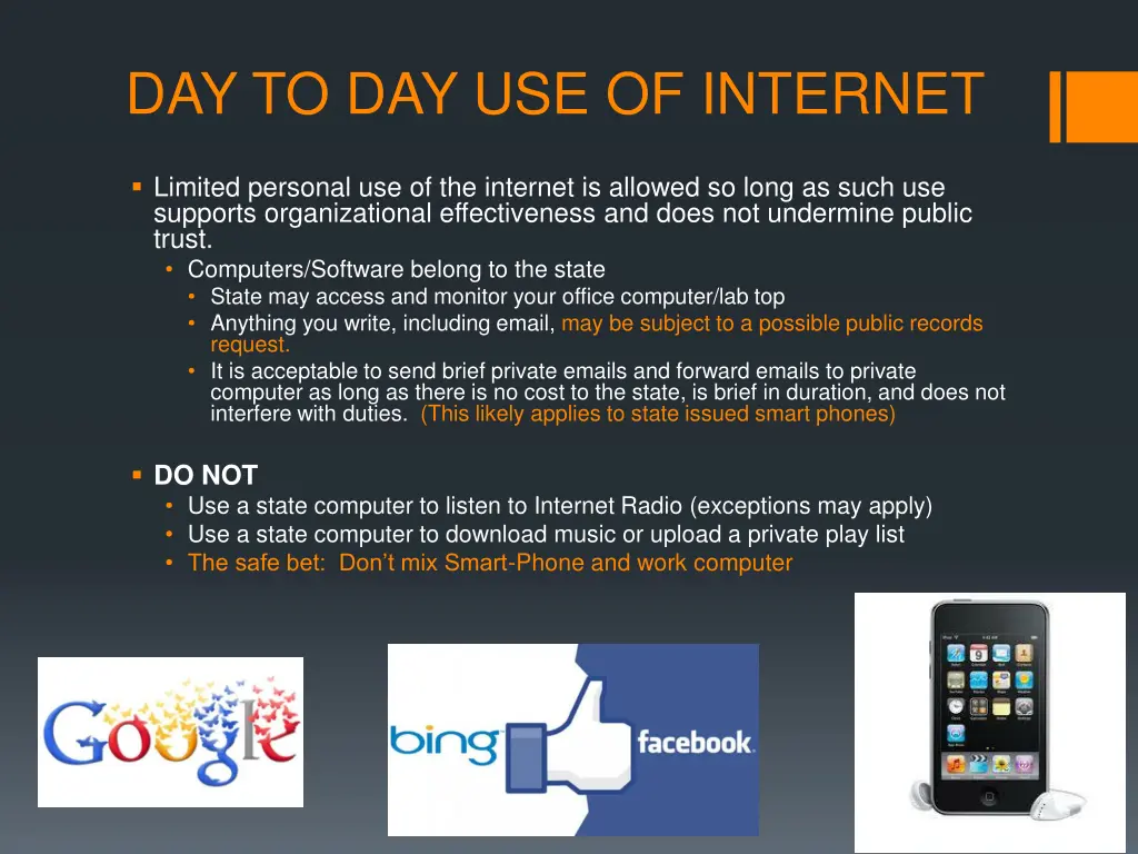 day to day use of internet