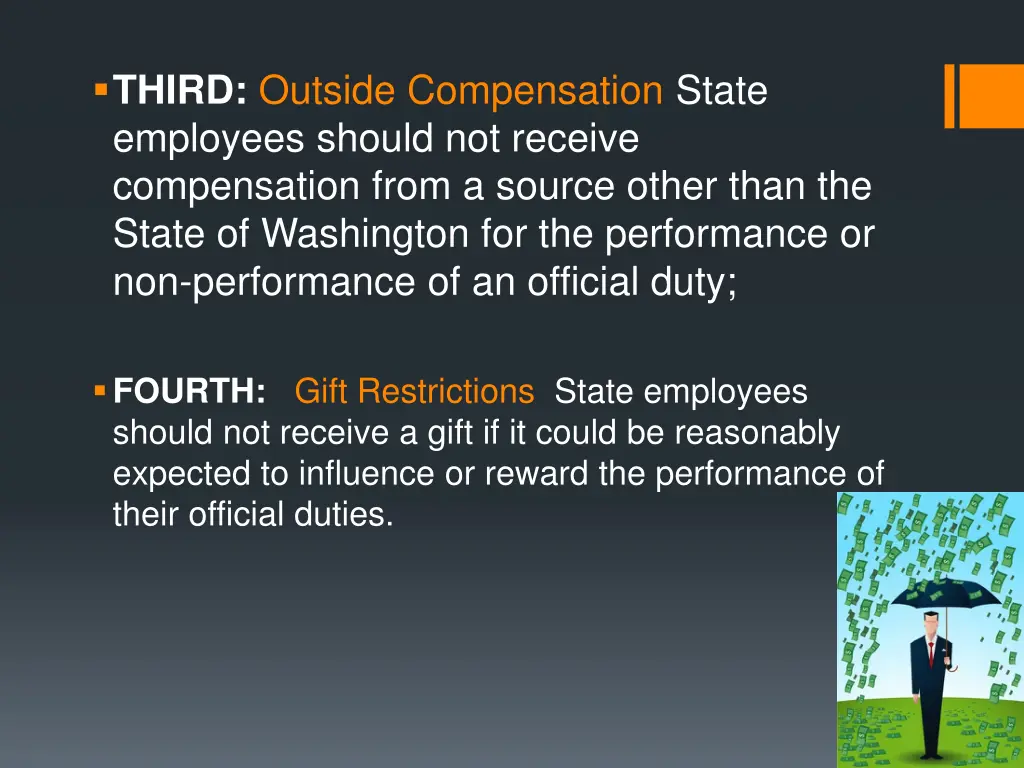 third outside compensation state employees should