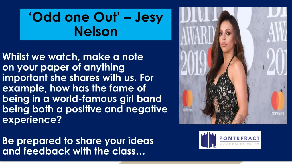 odd one out jesy nelson