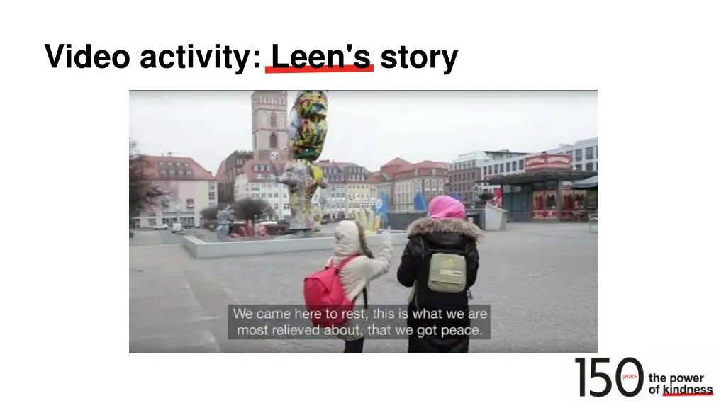 video activity leen s story